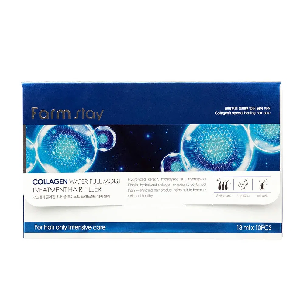Филлер для волос Farm Stay Collagen Water Full Moist Treatment, 13 мл Farm Stay — фото 2