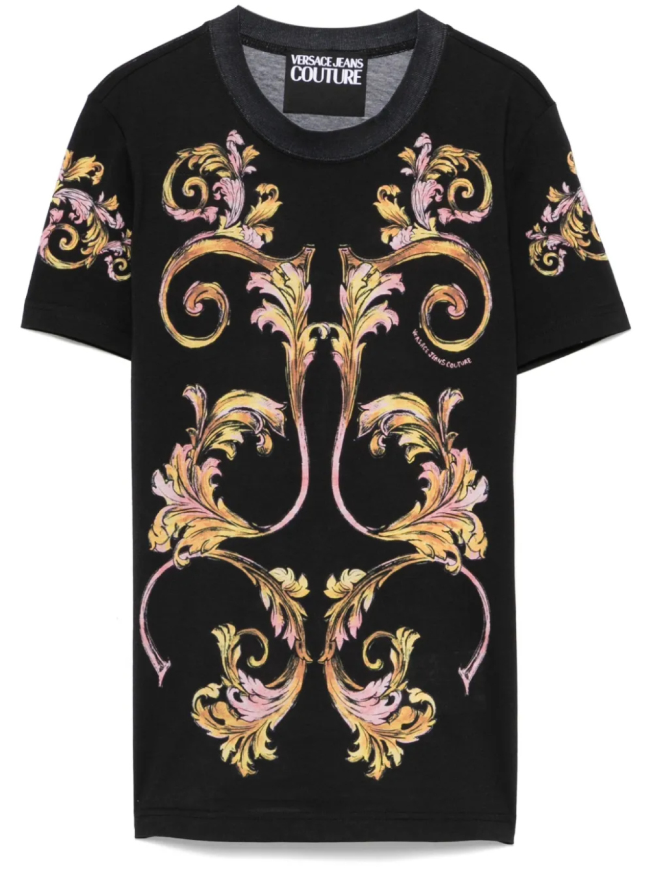 

Футболка Versace Jeans Couture с принтом Barroco, черный