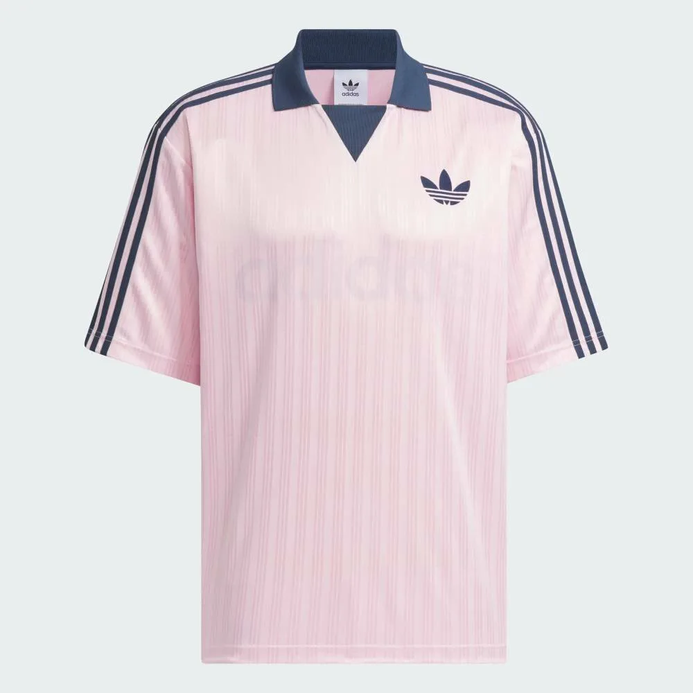 Вратарская футболка с воротником Adidas, pink — фото 4