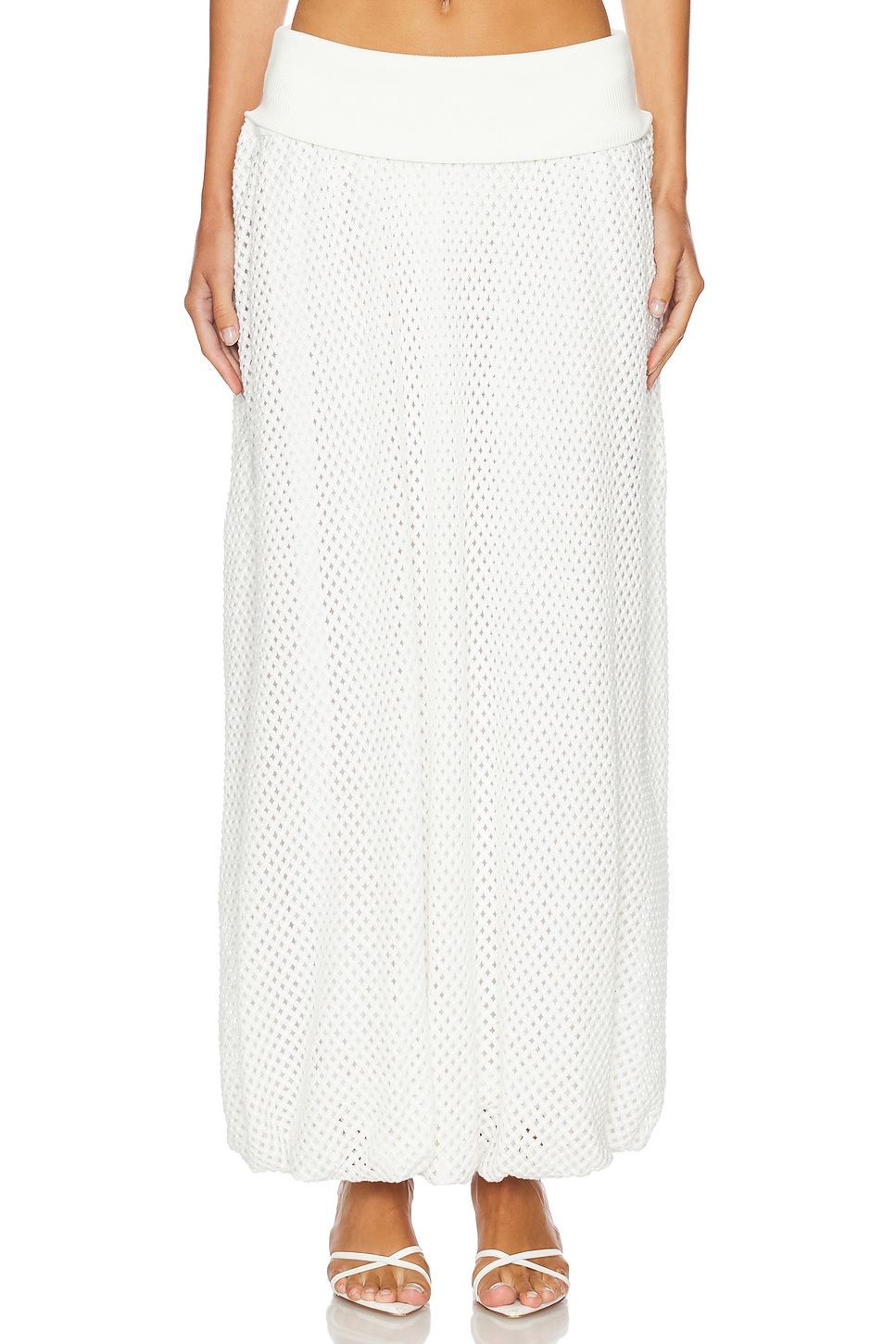 

Юбка ciele maxi Faithfull The Brand, белый