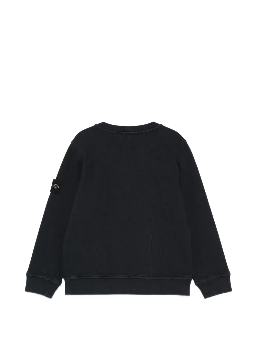 Толстовка с логотипом и значком Stone Island Junior, синий — фото 2
