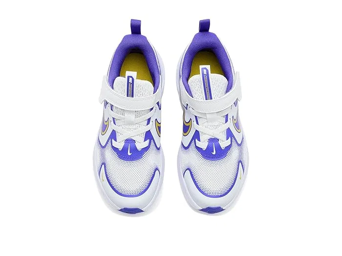 Кроссовки Cosmic Runner Swoosh Nike Kids, Summit White/Bright Citron — фото 3