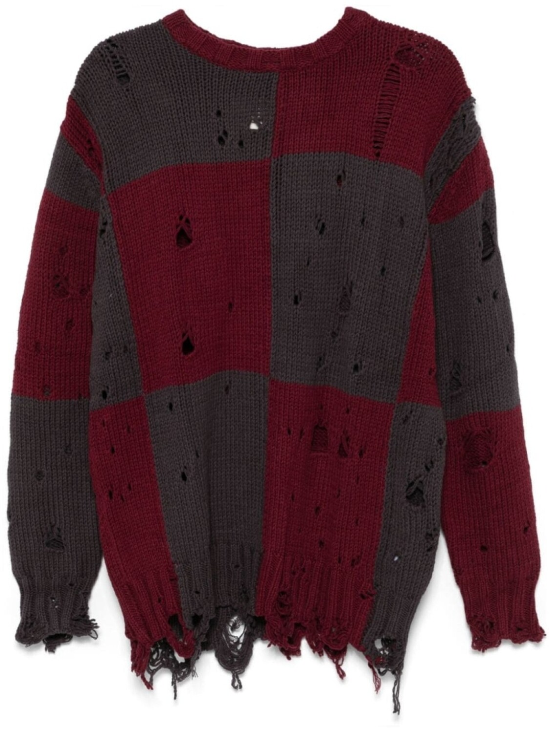 

Клетчатый свитер Song For The Mute, красный