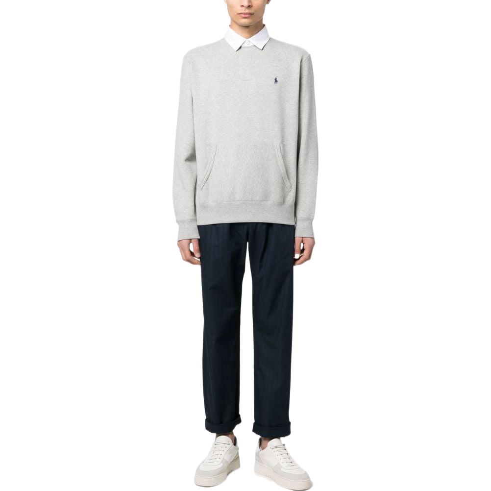 SS23 Polo Shirt Men's Light Gray Polo Ralph Lauren, светло-серый — фото 4