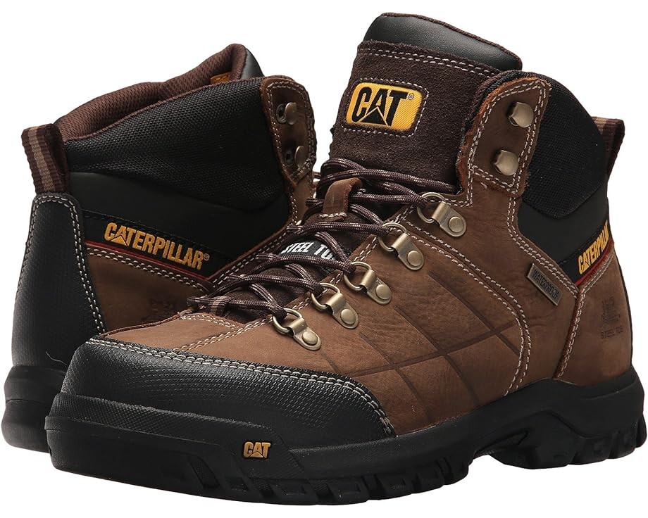 

Ботинки Caterpillar Threshold Waterproof Steel Toe, коричневый
