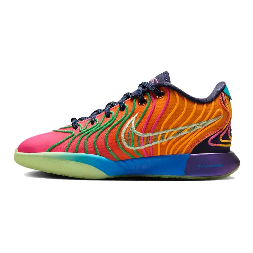 

Кроссовки Nike LeBron 21 Optimism GS, синий/красный