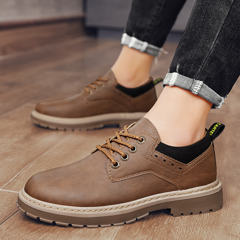 SHOUBA Мужские повседневные кроссовки Low Top черные, цвет Black — фото 3