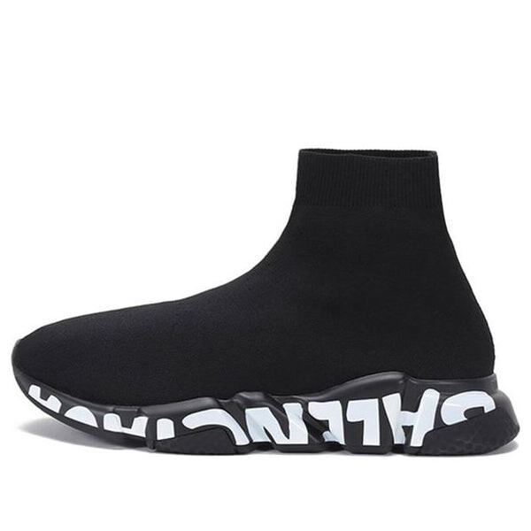 

Кроссовки speed sports shoes black/white Balenciaga, черный