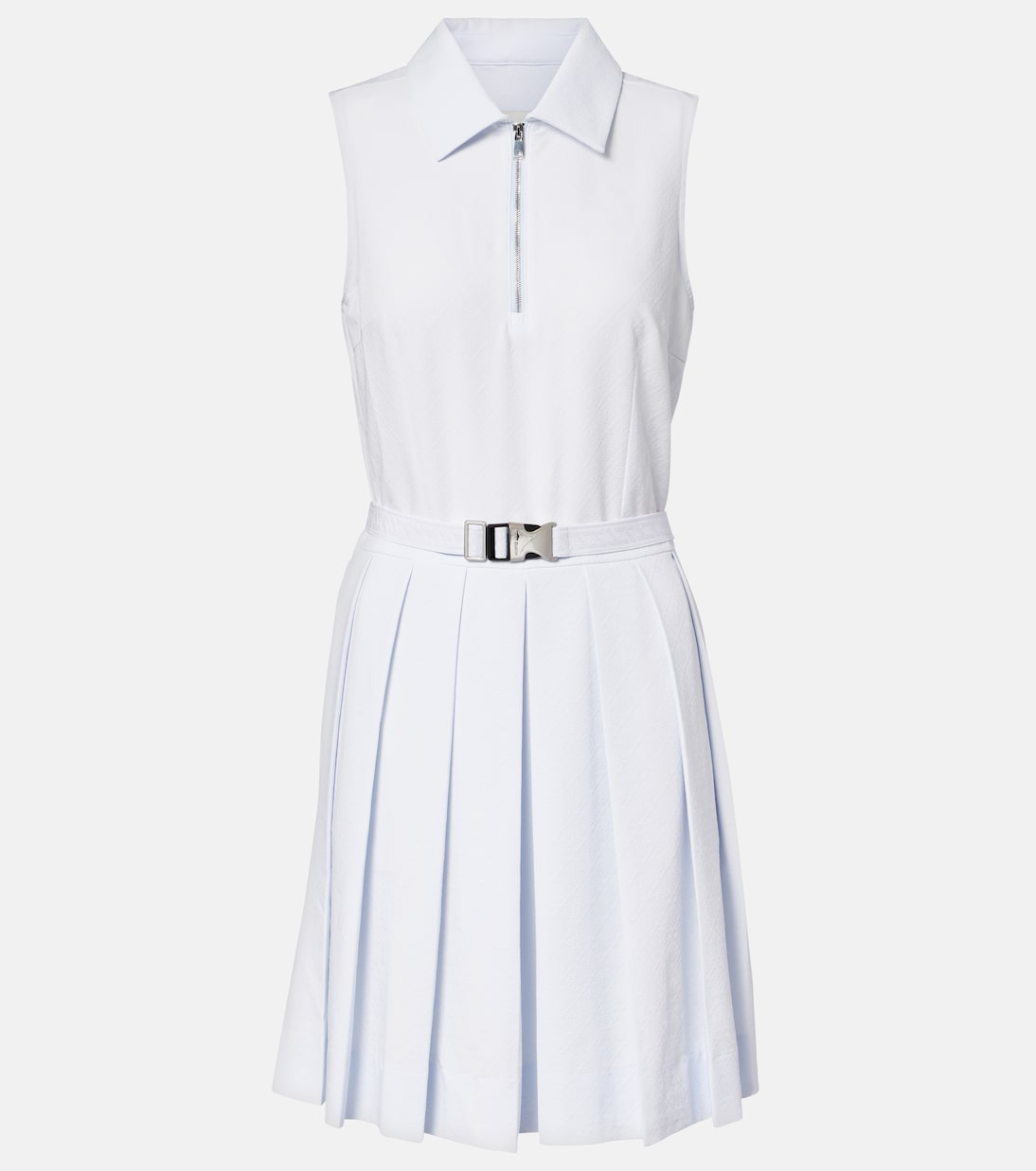 

Теннисное платье с жаккардовым принтом и монограммой Tory Burch, синий