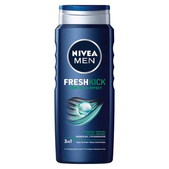 

Гель для душа Men Fresh Kick 3в1 500мл Nivea