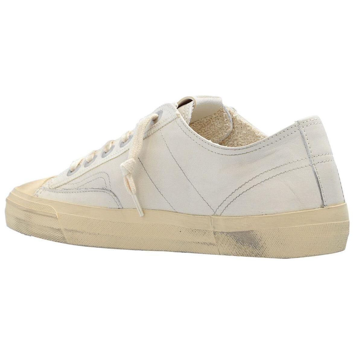 Кроссовки Golden Goose V-Star 2 Skateboarding Shoes Women's Low-top Cream, кремовый — фото 4