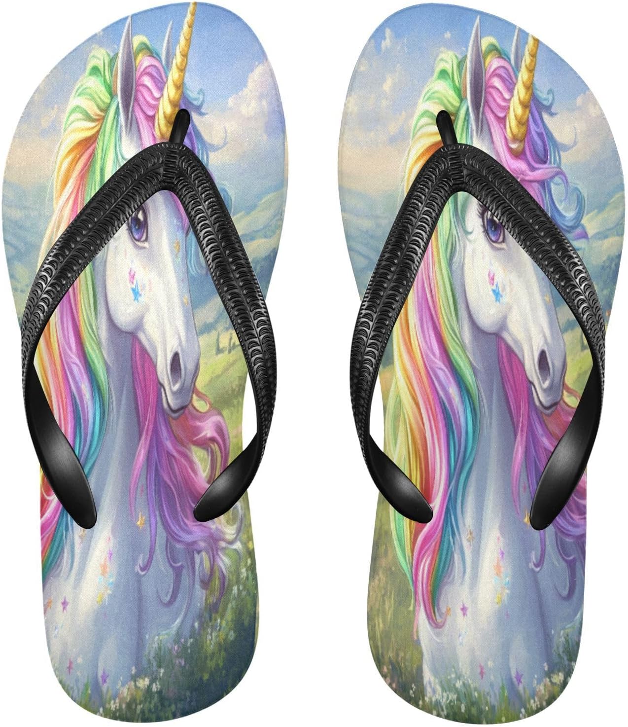 

Женские и мужские пляжные шлепанцы Unicorn Grassland зеленого цвета, резиновые, противоскользящие, летние, для душа Sinestour