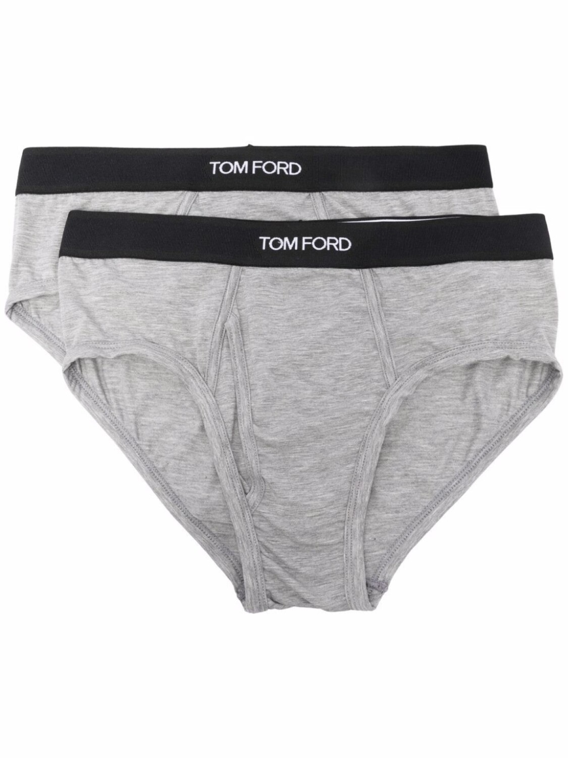 

TOM FORD комплект из двух трусов-брифов с логотипом, серый