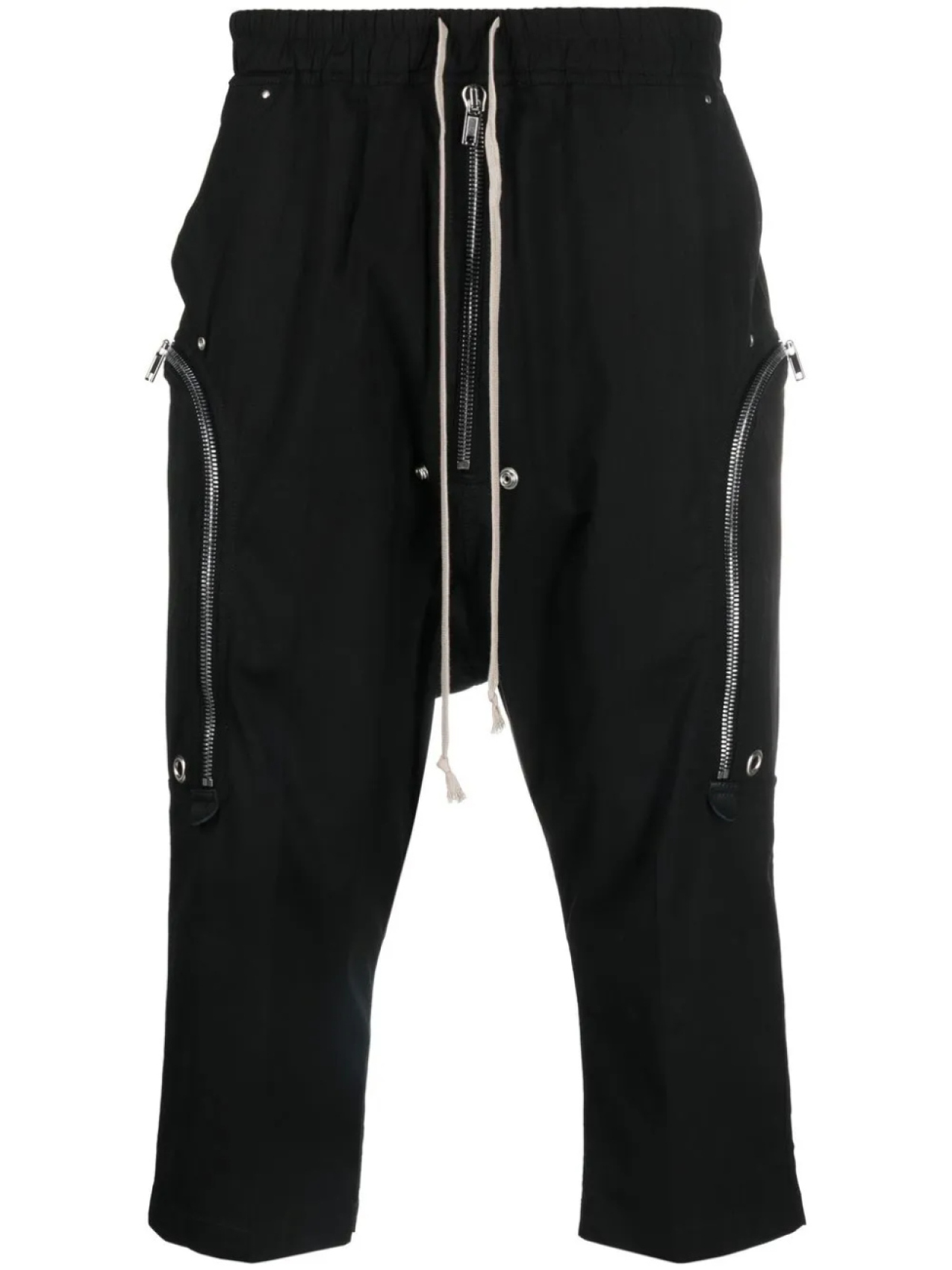 

Rick Owens укороченные брюки с кулиской, черный