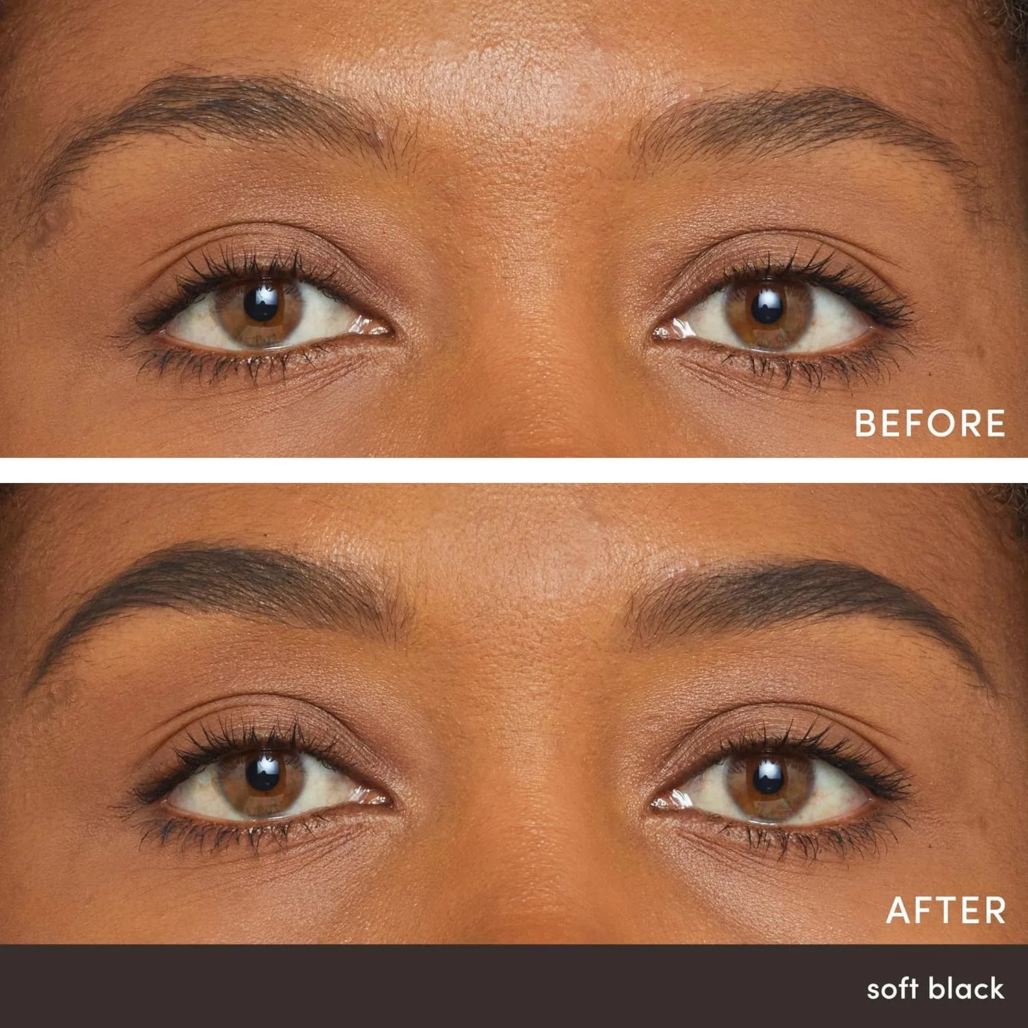 jane iredale PureBrow Brow Powder, шелковистая, легко растушевываемая формула для заполнения редких бровей, веган, cruelty-free, Soft Black — фото 3