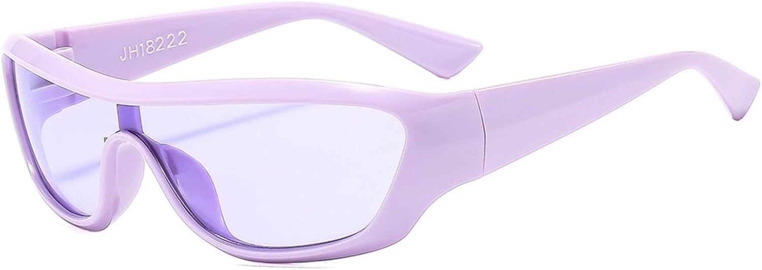 

Модные солнцезащитные очки для мужчин и женщин для езды на велосипеде на открытом воздухе, для отдыха, поездок на работу, декоративные солнцезащитные очки Generic, Purple