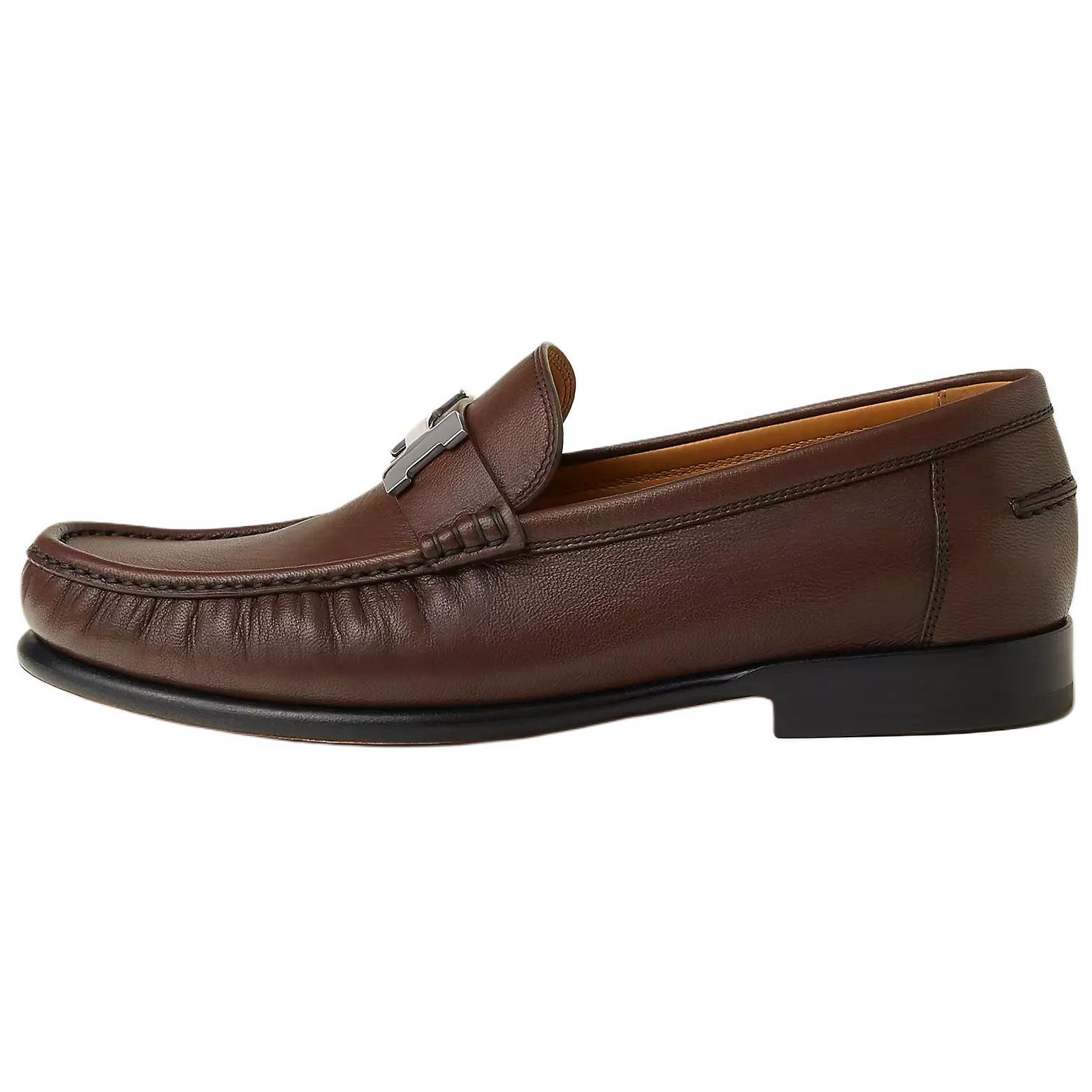 

HERMES Мужские коричневые туфли Karlo