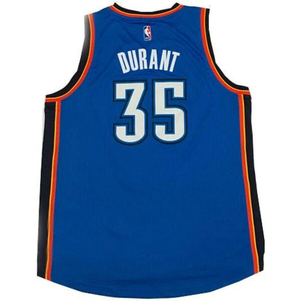 Футболка x nba oklahoma city international swingman джерси Adidas, синий — фото 2