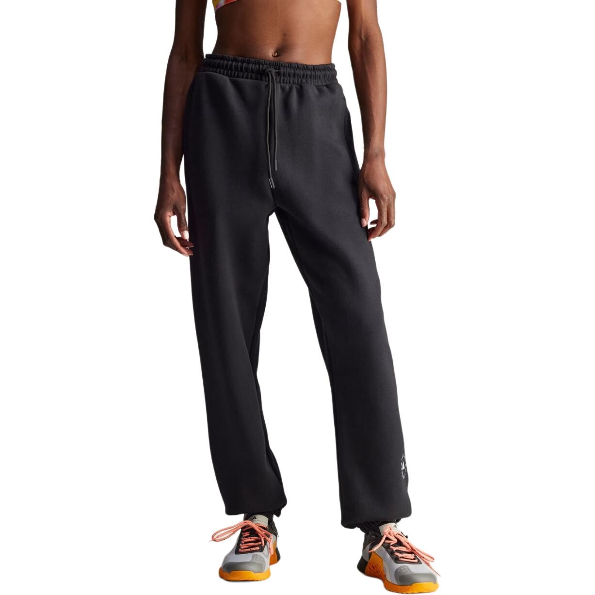 Трикотажные спортивные штаны Stella McCartney Collaboration, женские, черные Adidas — фото 2