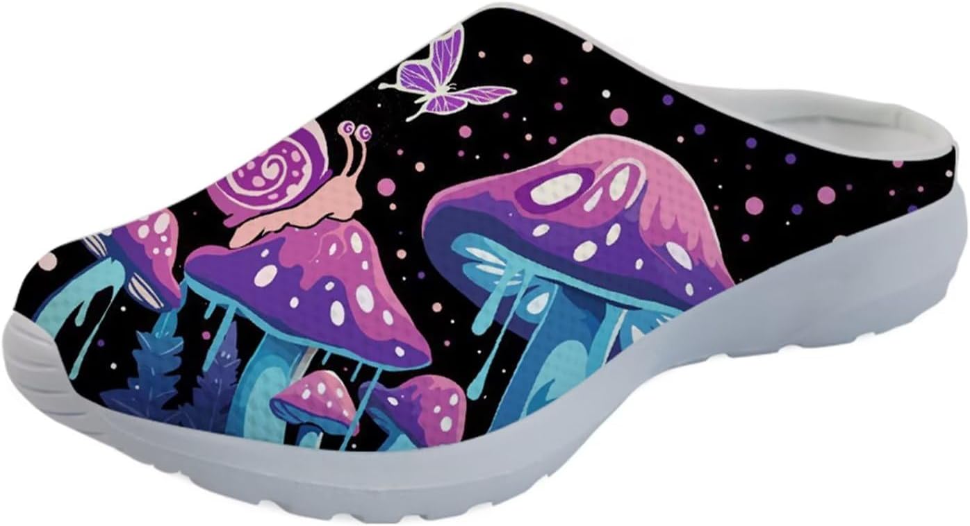 

Мужские садовые сабо GLENLCWE Blue Sea Turtle, сетчатые, мягкие и удобные мюли и сабо, легкие, на липучке, для прогулок, кроссовки, пляжные сандалии, легкие, фиолетовый