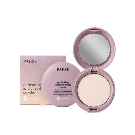 

Nanorevit 01 Совершенствующая и покрывающая пудра цвета слоновой кости 9G, Paese Cosmetics