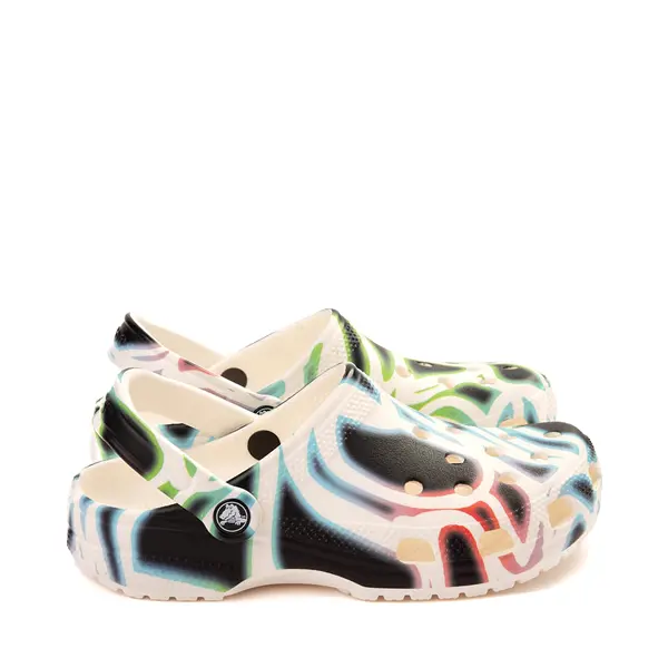 

Классические светящиеся в темноте сабо Crocs, мультиколор