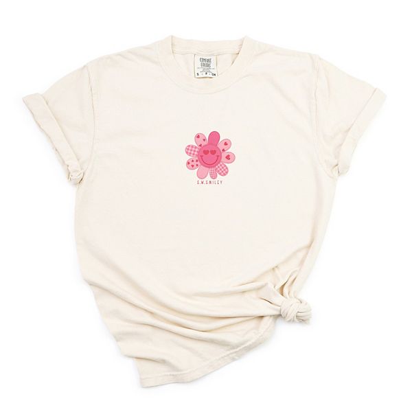 

SWSmiley patchwork flower hearts - женская футболка с принтом, окрашенная в стиле garment dyed Simply Sage Market, Ivory, Зеленый, SWSmiley patchwork flower hearts - женская футболка с принтом, окрашенная в стиле garment dyed Simply Sage Market, Ivory