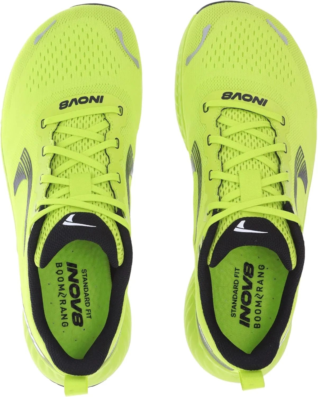 Мужские кроссовки для бега по шоссе INOV8 Roadfly, Lime Black White — фото 3