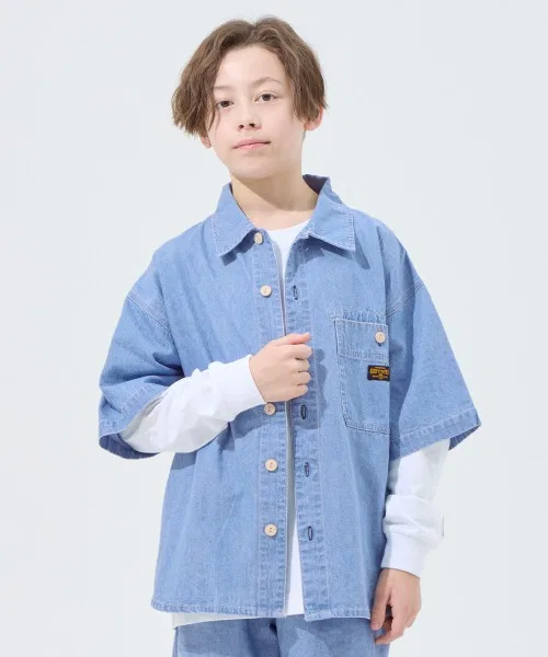 Детская рубашка KRIFF MAYER Kid's Collection из денима — фото 2