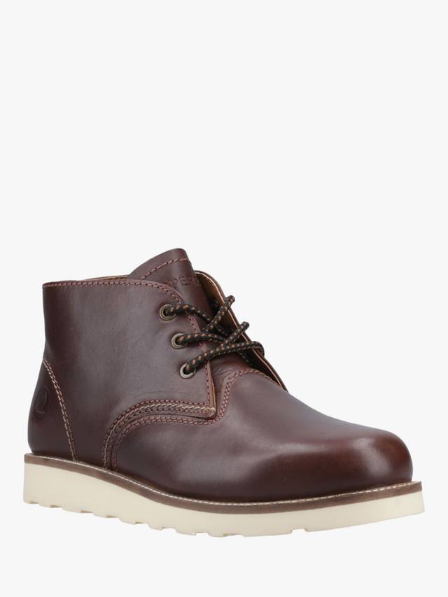 Портленд кожаные ботинки на шнуровке до щиколотки Sperry, Chocolate — фото 2