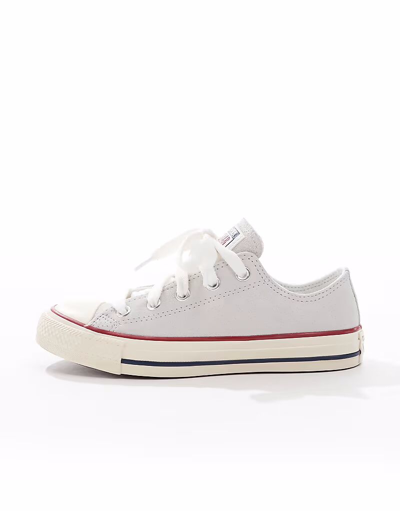 Кроссовки Converse Chuck Taylor All Star Ox светло-синего цвета с отделкой — фото 4