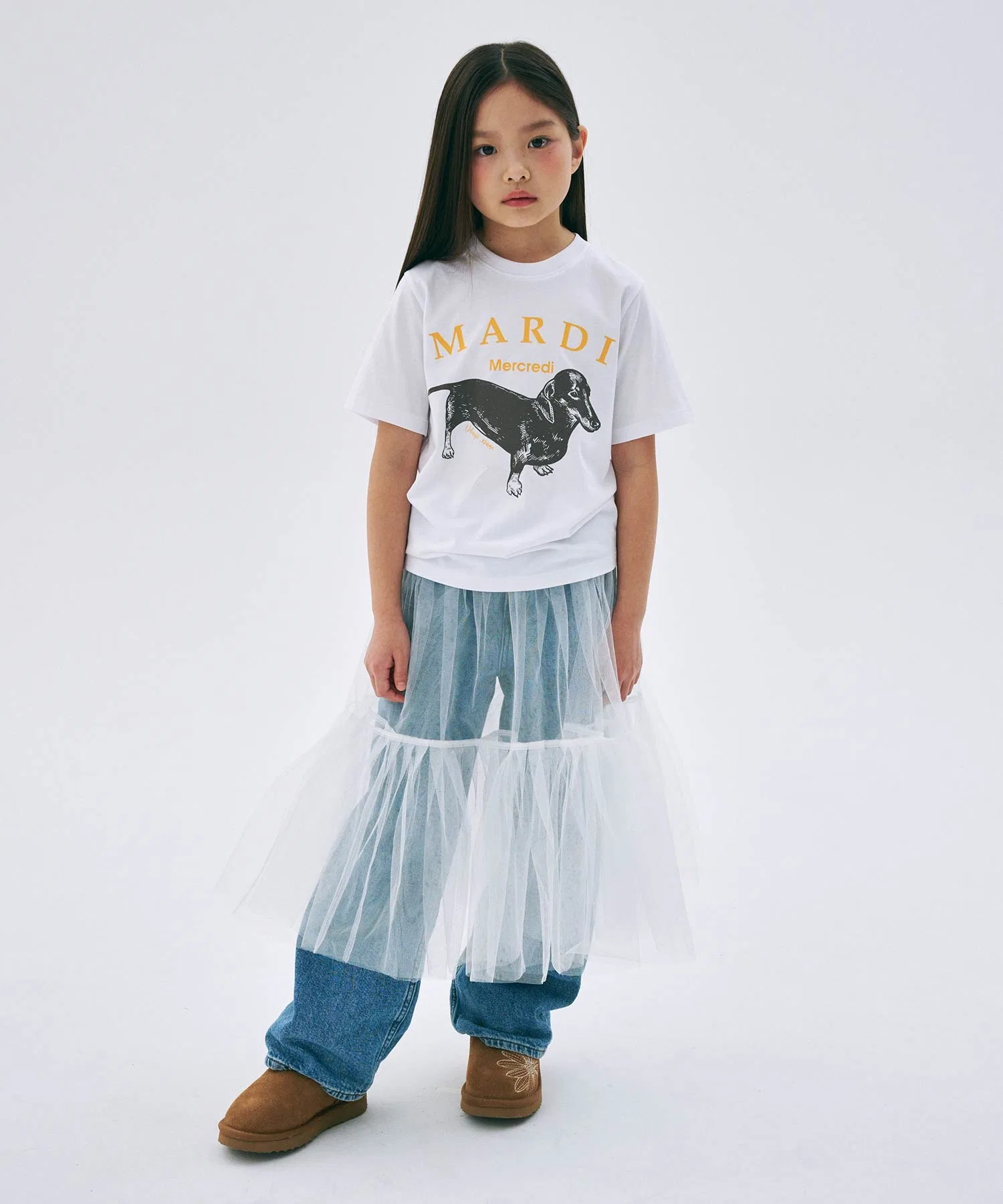 Детская футболка Mardi Mercredi KIDS TSHIRT DDANJI — фото 2