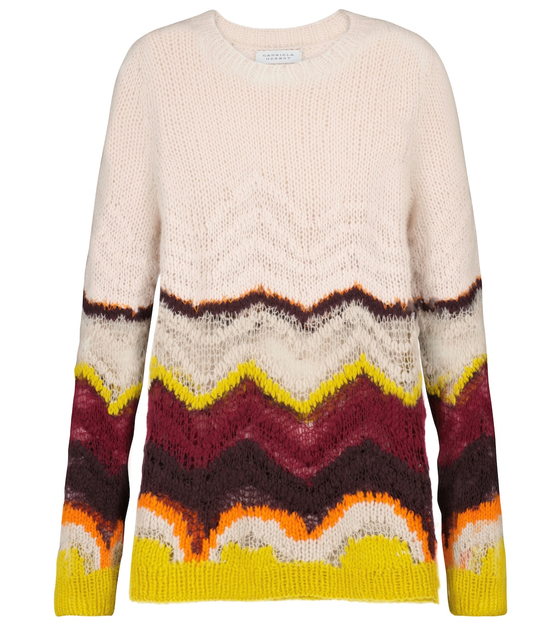 

Свитер Felipe из кашемира и шелка Gabriela Hearst, Blush Multi