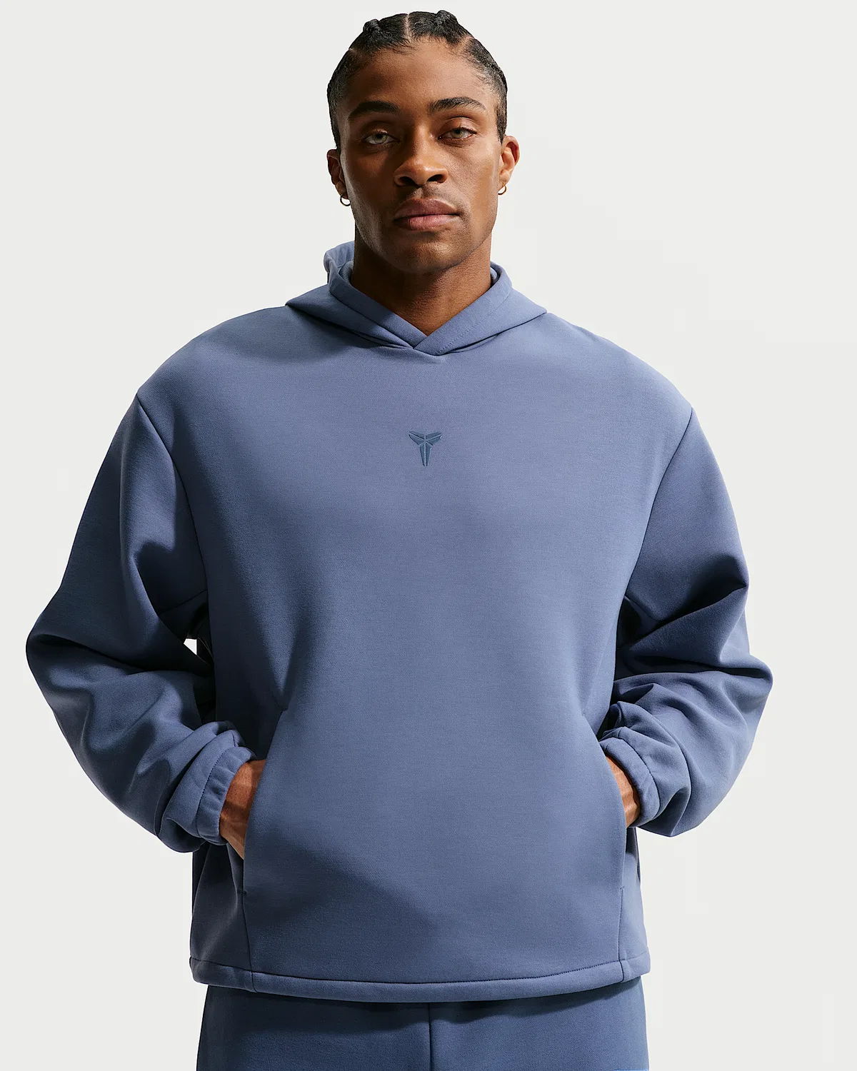 Мужская баскетбольная худи Nike Dri-FIT Kobe, Diffused Blue/Diffused Blue