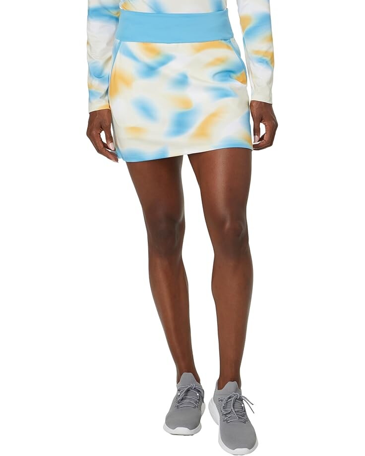 

Юбка adidas Ultimate365 Printed 16 Inch Golf Skort, слоновая кость