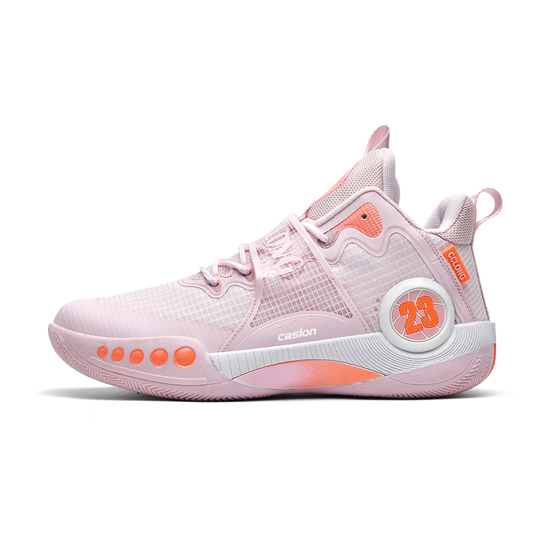 

Casillon Износостойкие дышащие легкие амортизирующие высокие детские баскетбольные кроссовки Pink для подростков