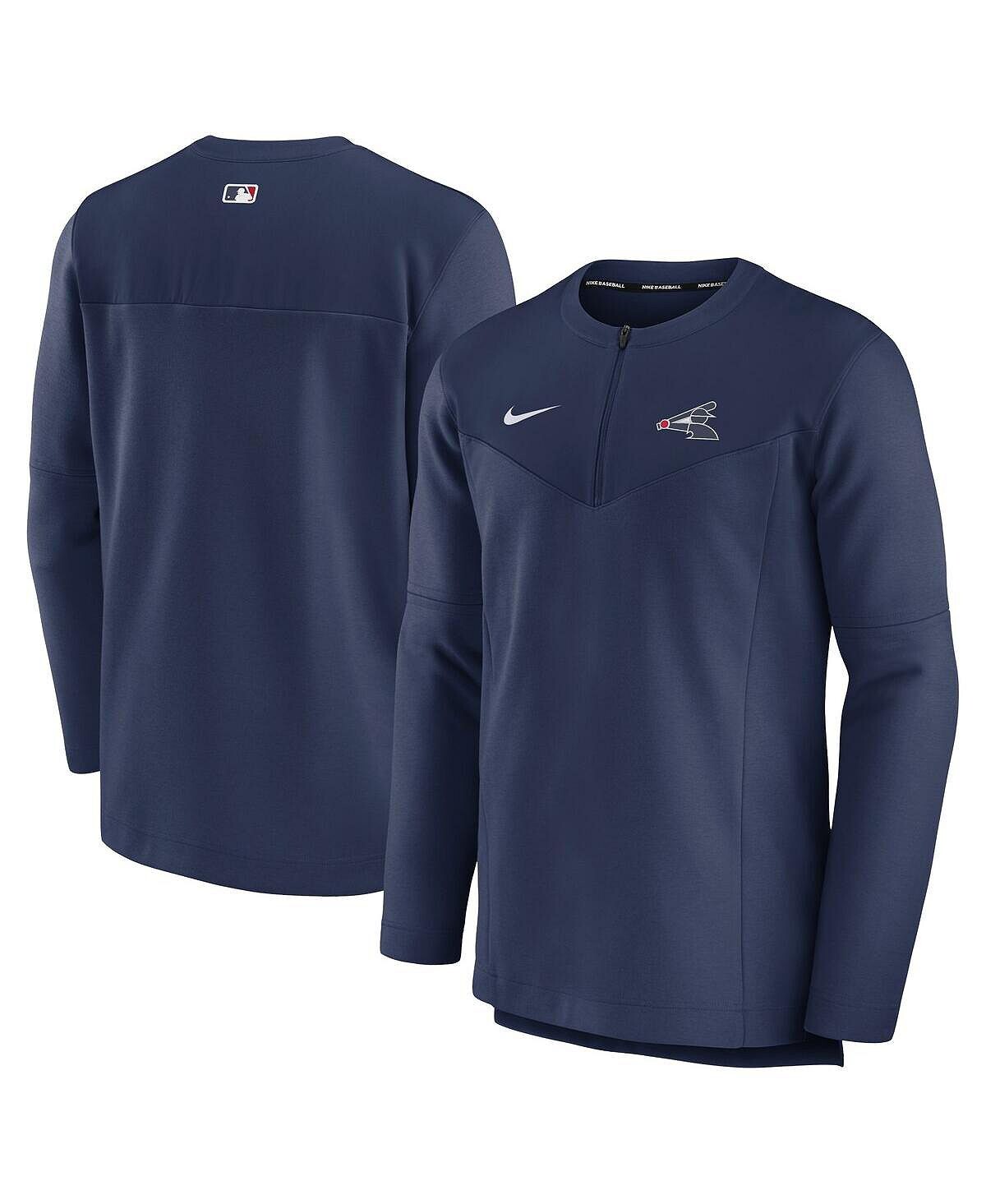 

Мужская футболка с молнией до половины длины темно-синего цвета Chicago White Sox Authentic Collection Game Time Performance Nike, Синий, Мужская футболка с молнией до половины длины темно-синего цвета Chicago White Sox Authentic Collection Game Time Perf