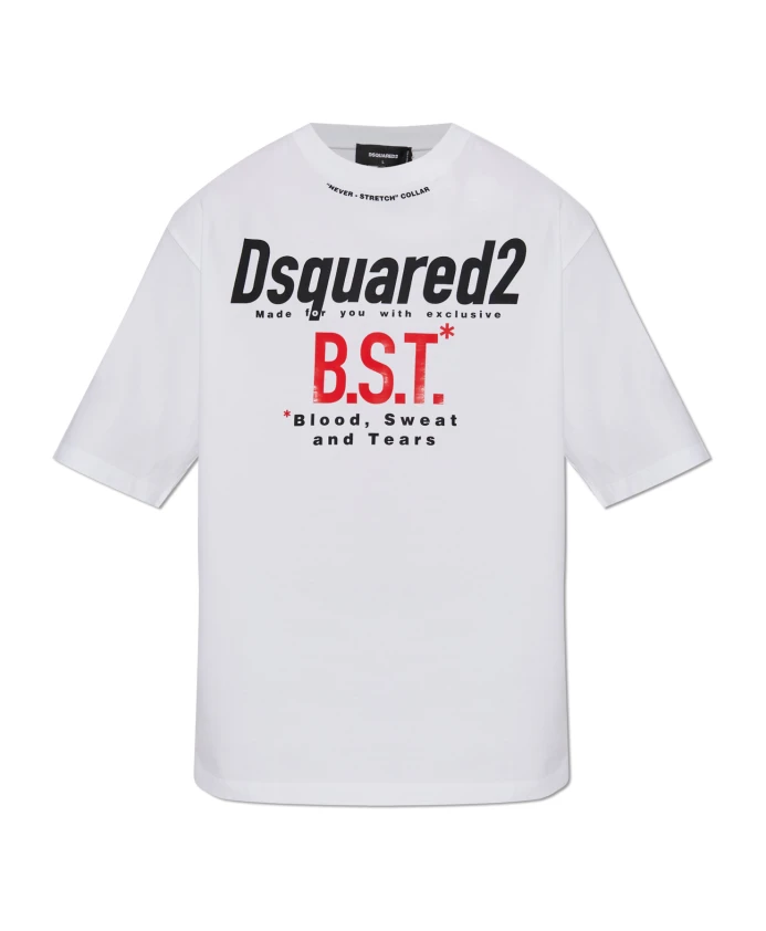 

Футболка с принтом Dsquared2, белый