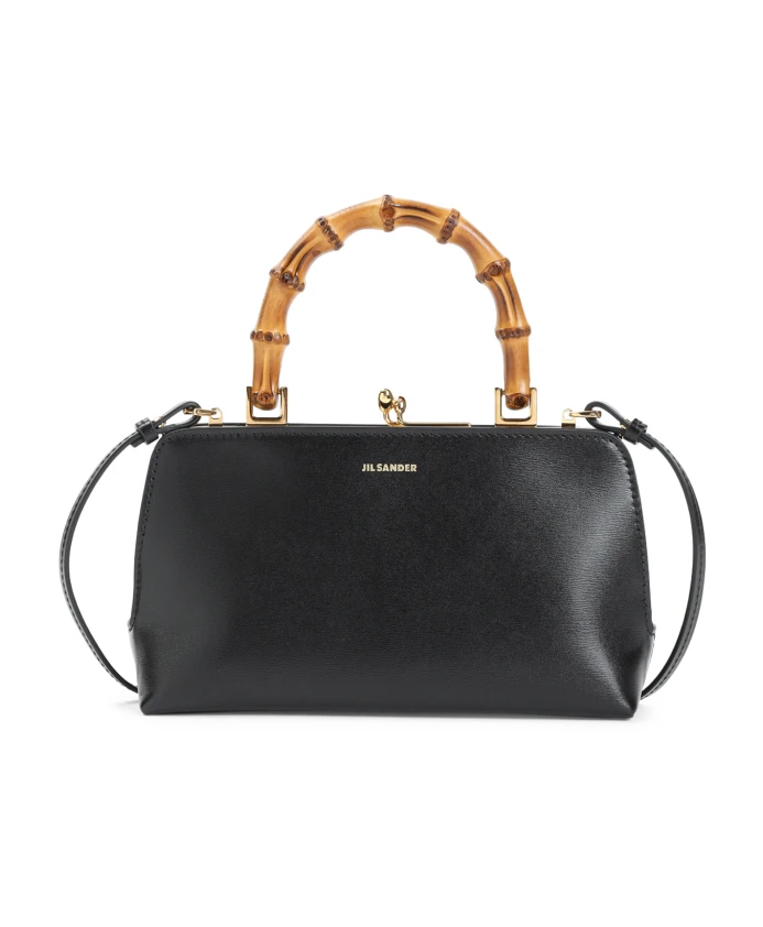 

Мини-Сумка Goji из бамбука Jil Sander, черный