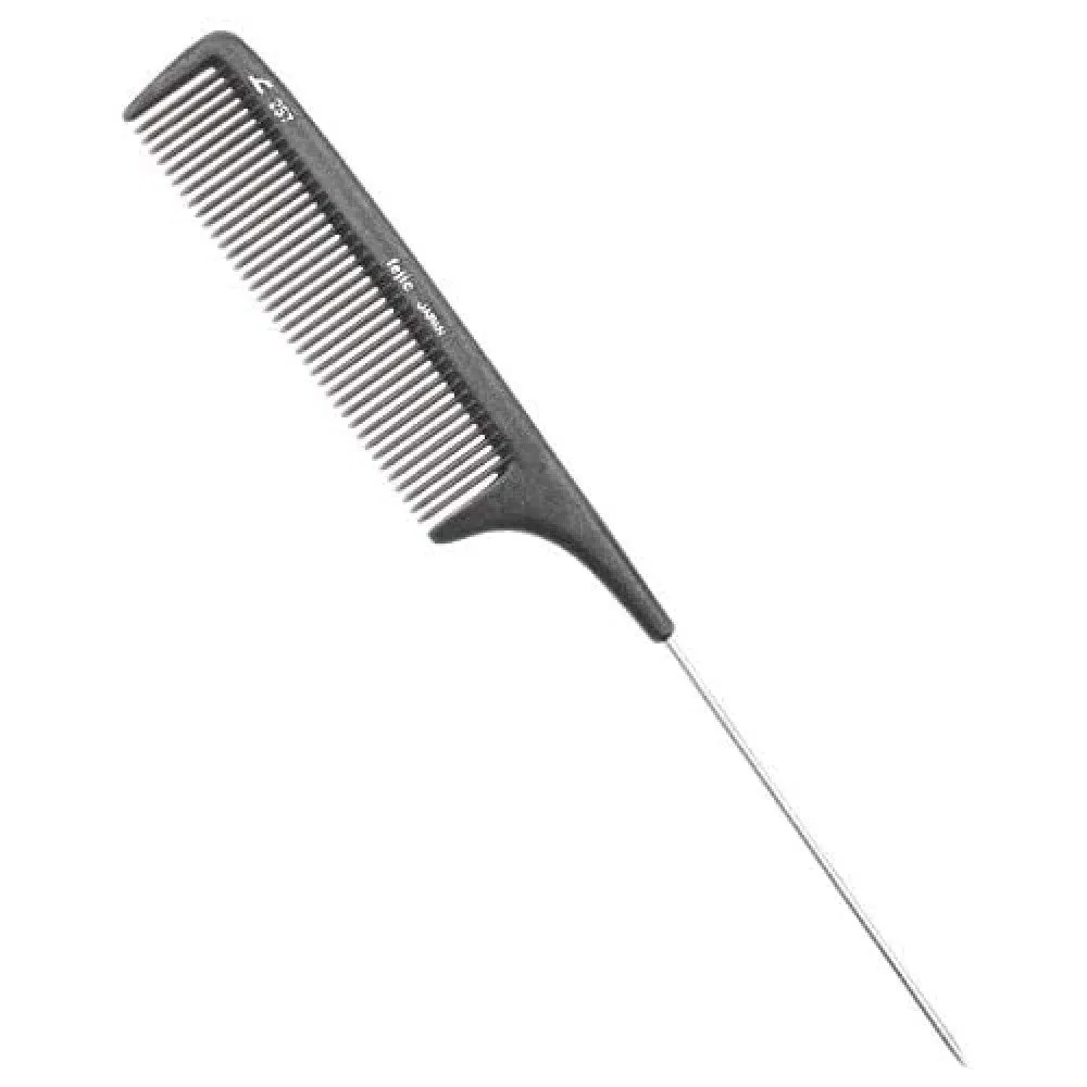 Карбоновая расческа-хвостик Fejic Carbon Needle Handle Comb Sibel