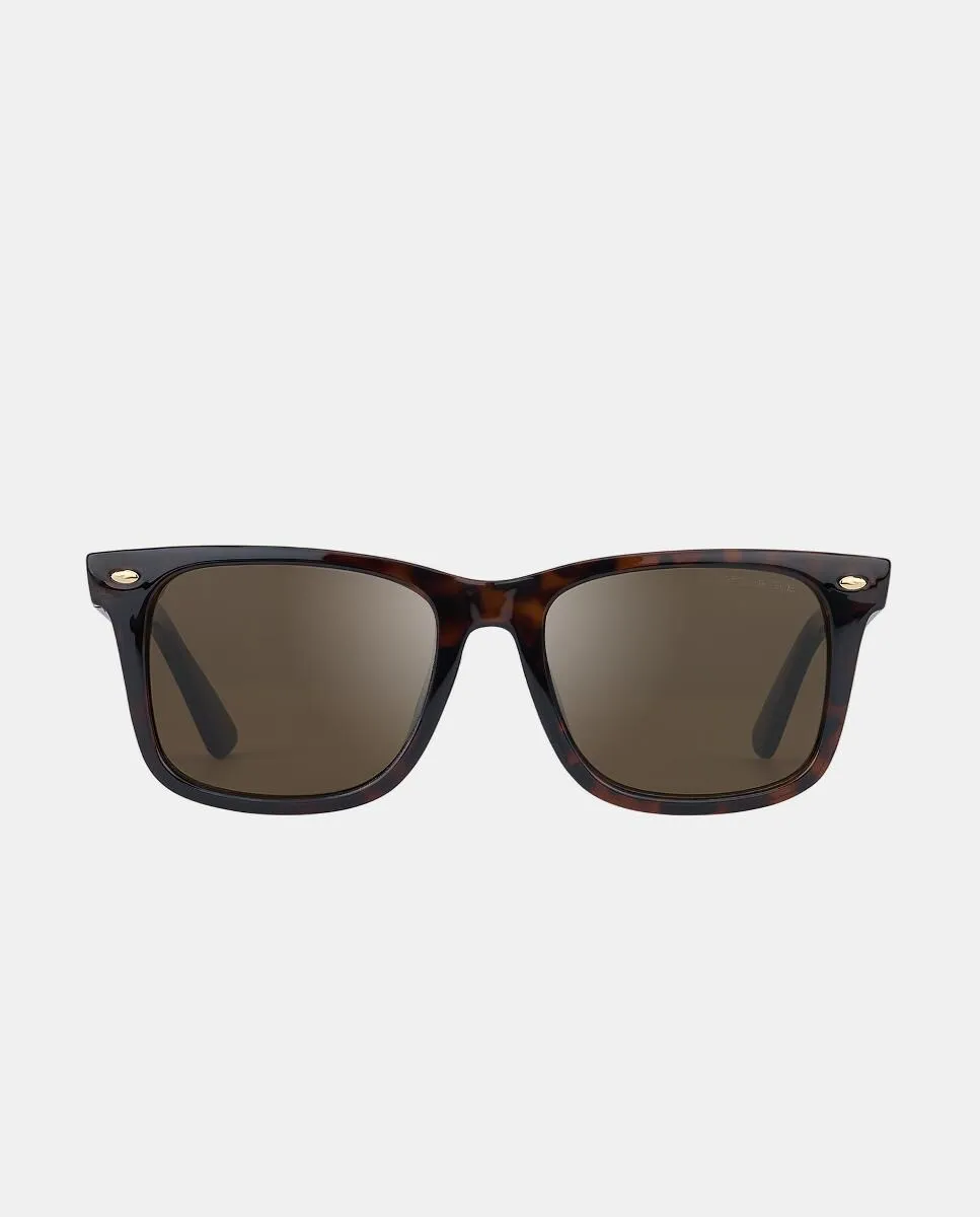 

Солнцезащитные очки унисекс прямоугольной формы из материала TR90 с поляризованными линзами Clandestine, темно-коричневый
