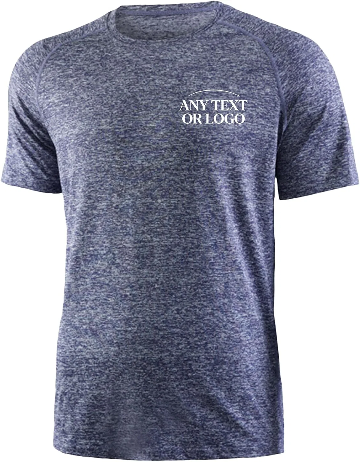 Мужская футболка Athletic Top с логотипом, быстросохнущая, Navy Blue