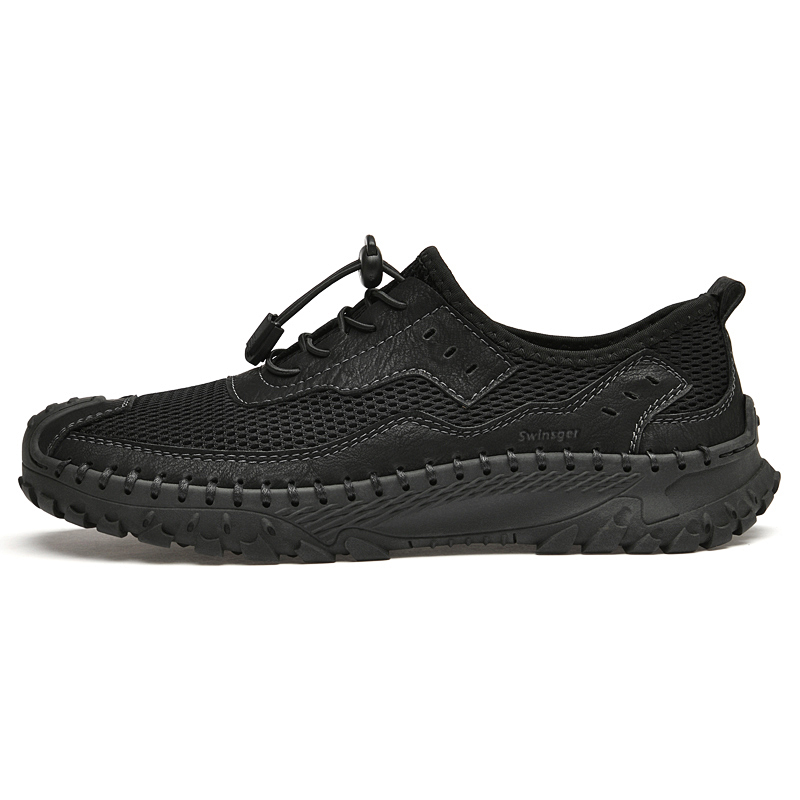 

Swinsger Дышащие нескользящие низкие кроссовки для активного отдыха унисекс черные, цвет Black