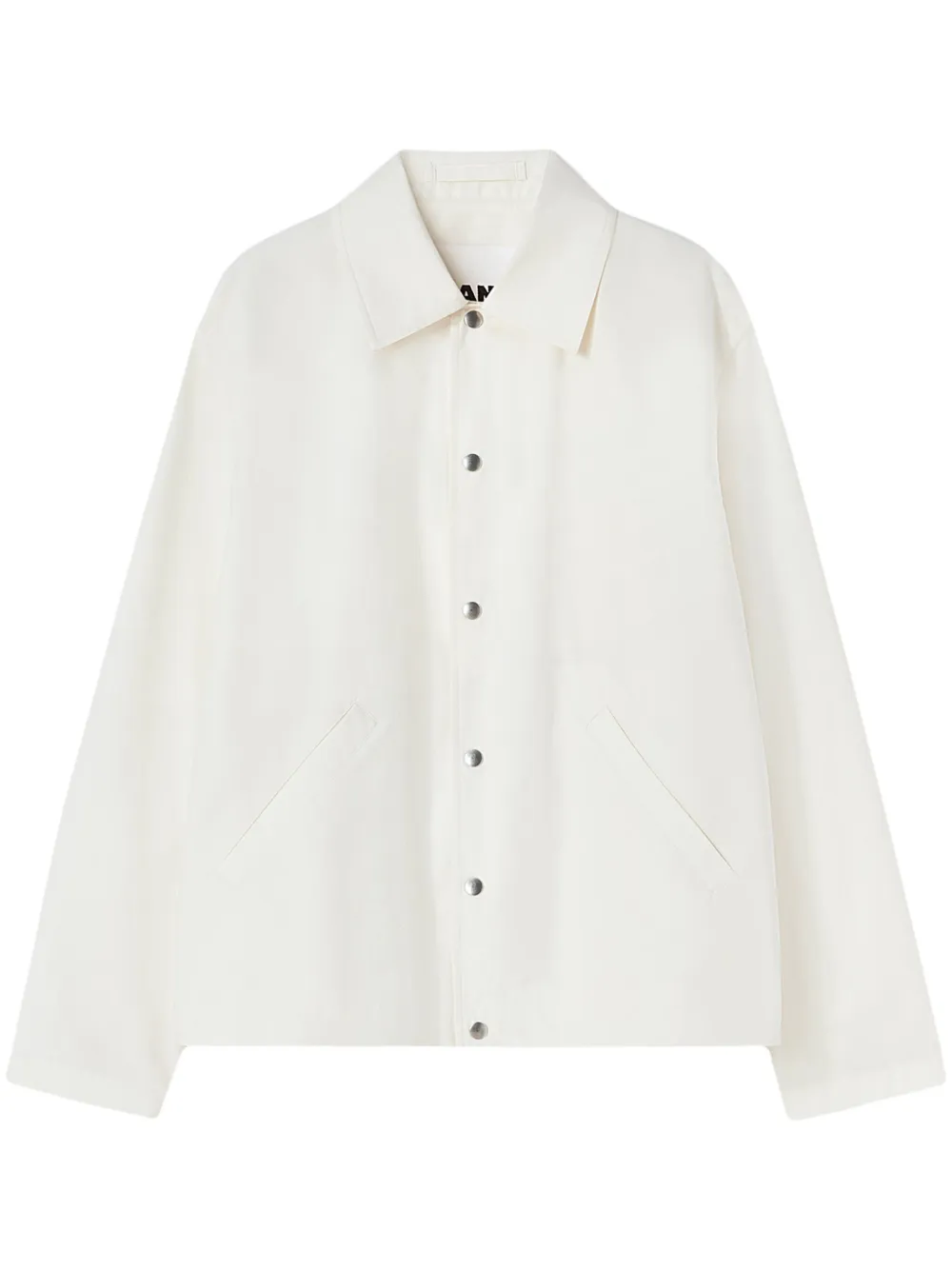 

Куртка-рубашка с логотипом JIL SANDER, белый