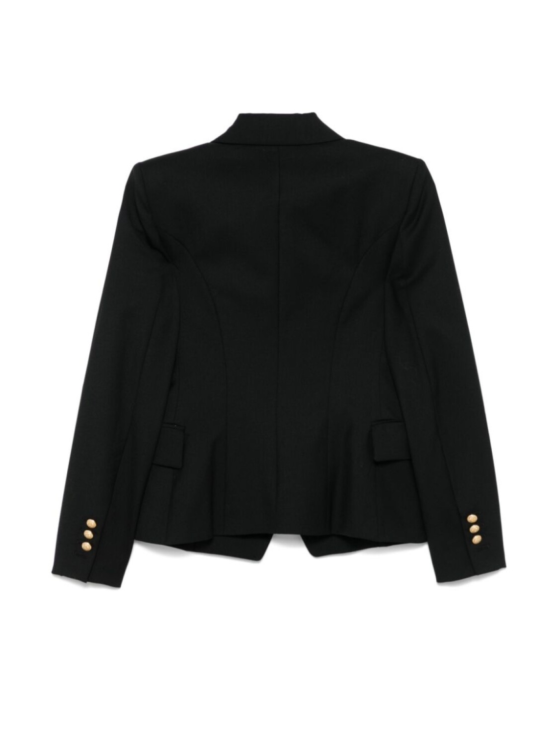 

Блейзер с отделкой из стеклянных кристаллов Balmain Kids, черный
