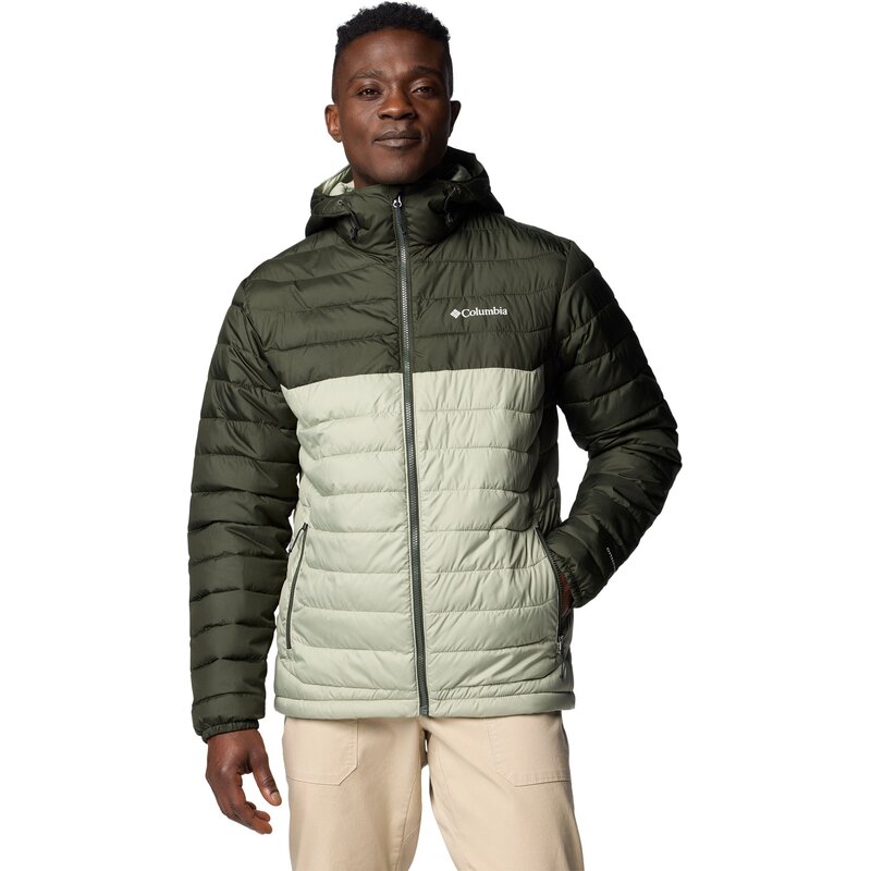 

Куртка с капюшоном Jacket Powder Lite II Columbia, зеленый