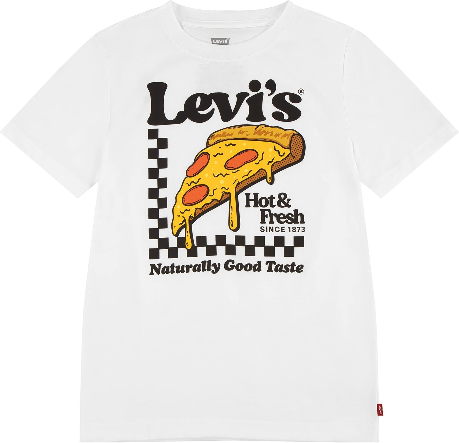 

Футболка Levi'S Pizza Graphic T-Shirt, цвет Bright White