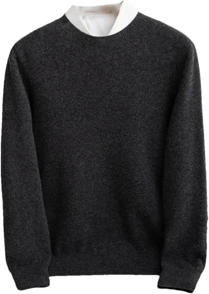 

Мужской свитер с круглым вырезом Business Casual Fnfmrfmr