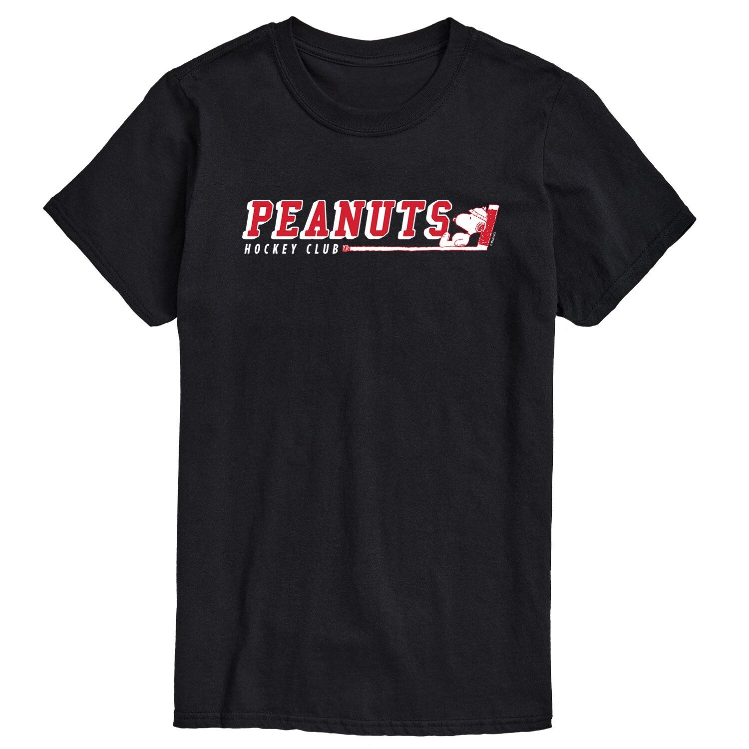

Футболка Big & Tall Peanuts Hockey Club License, черный