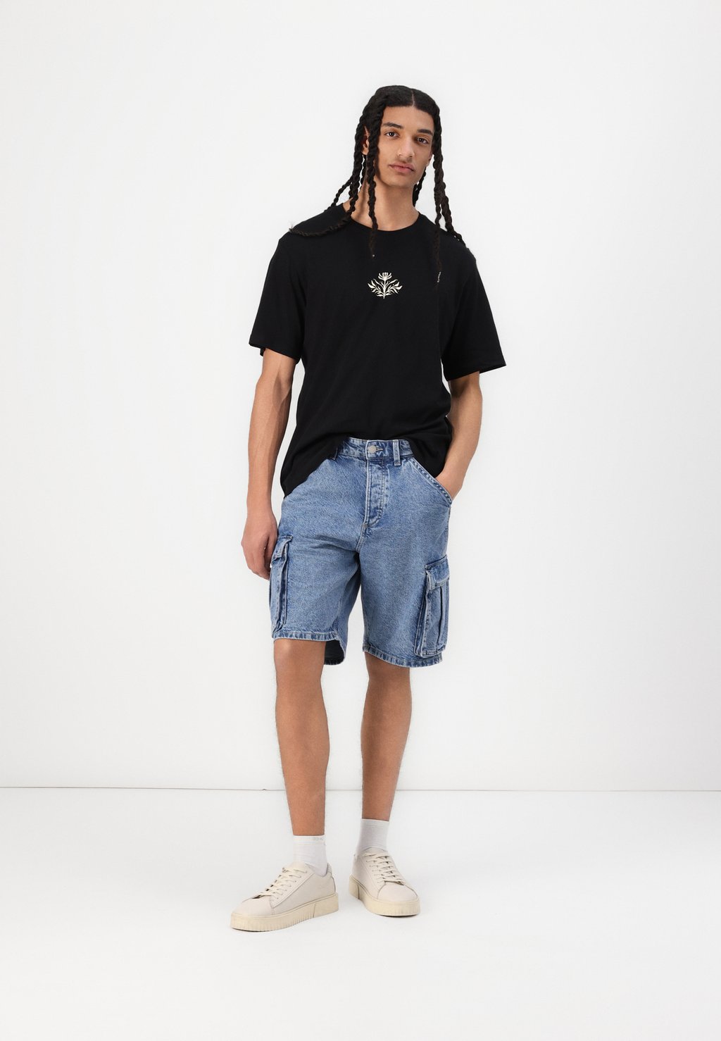 

Футболка с принтом JJWOLFIE 5 PACK Jack & Jones, белый